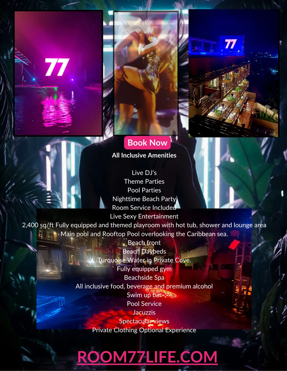 FLIRT 2027 — all-inclusive amenities, playroom and nightlife